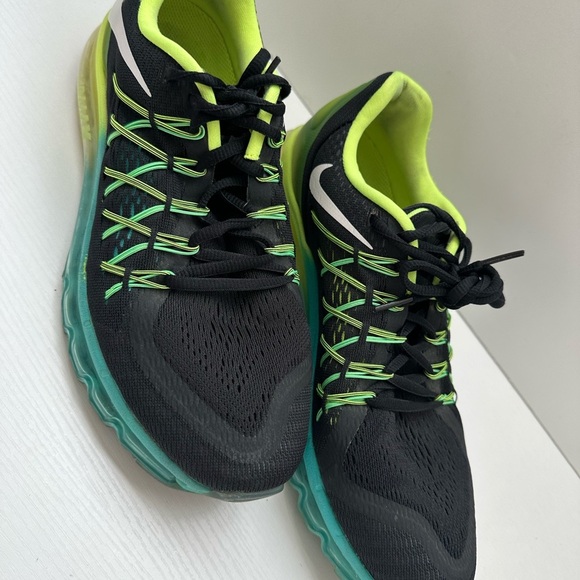 Nike Air Max 2015 Volt Hyper Jade Athletic Shoes 698902-003 Men's Size 9 - Picture 3 of 15